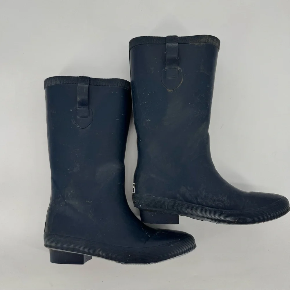 LL Bean Kids Wellie Puddle Stomper Tall Rain Boots